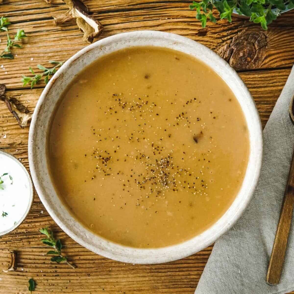 mushroom soup