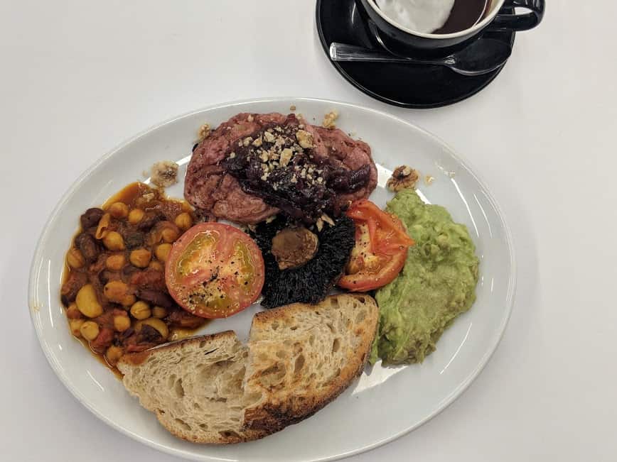 a vegan breakfast