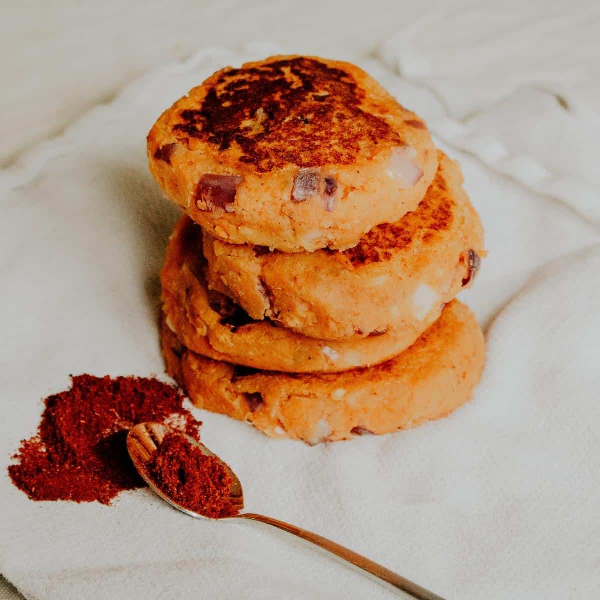 Healthy and Easy Spicy Sweet Potato Cakes Recipe
