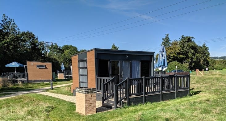 A glamping pod in Moreton-in-Marsh