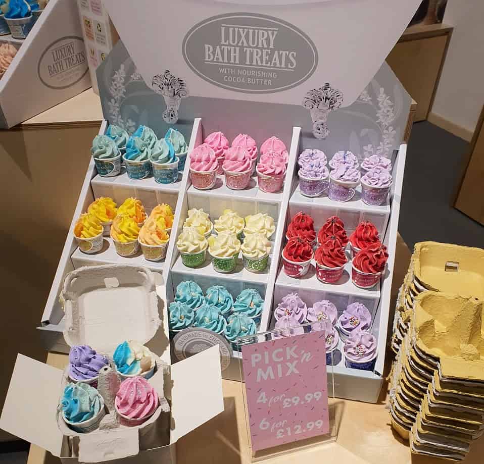 An array of colourful bath treats