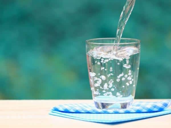glass of water because there are so many benefits of drinking water