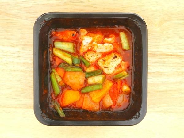 microwave meal as a healthy option for a busy mum
