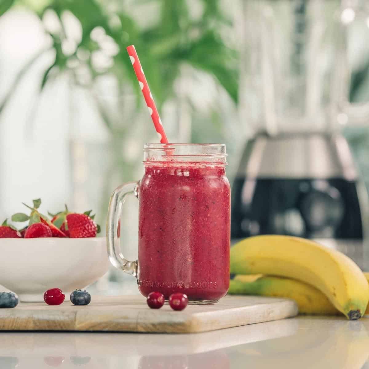 cranberry smoothie
