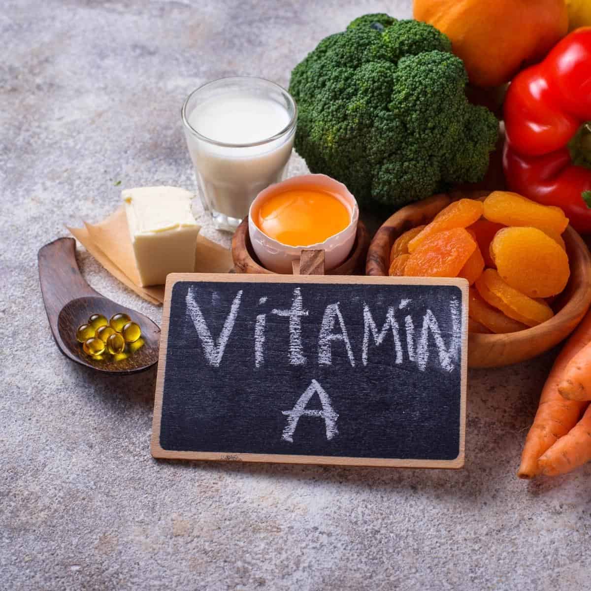 Importance of Vitamin A foods in a diet