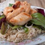 Chicken rice salad