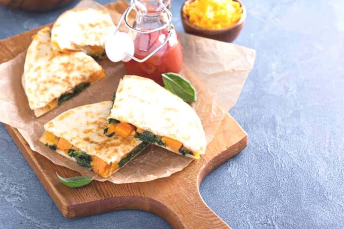 Sweet potato quesadilla