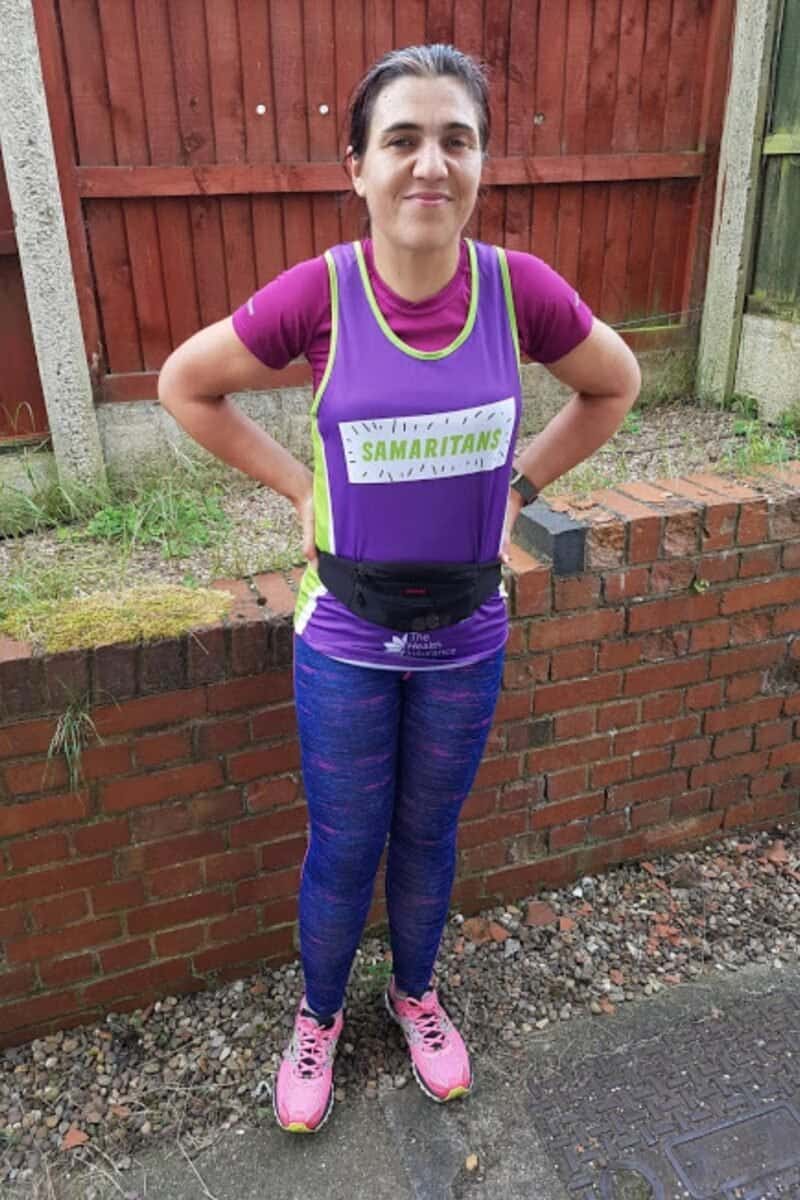 jen in running gear