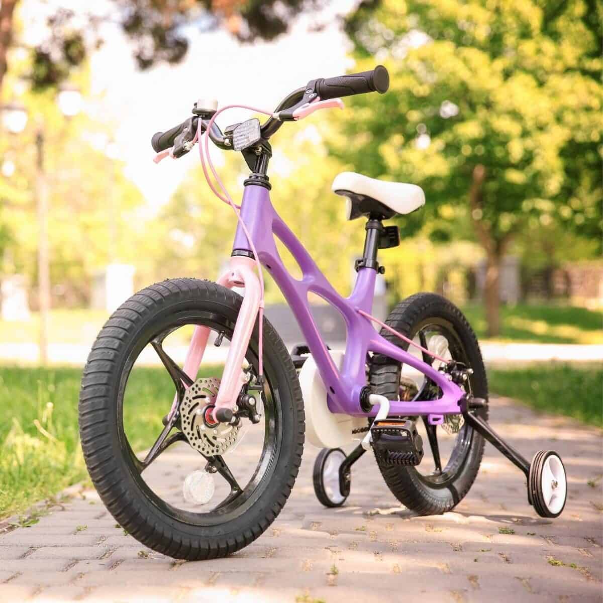 kids purple bike