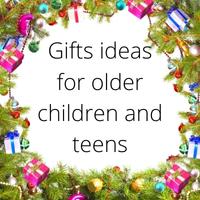 older children gift ideas graphic