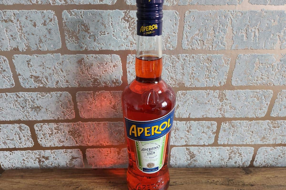 Bottle of Aperol