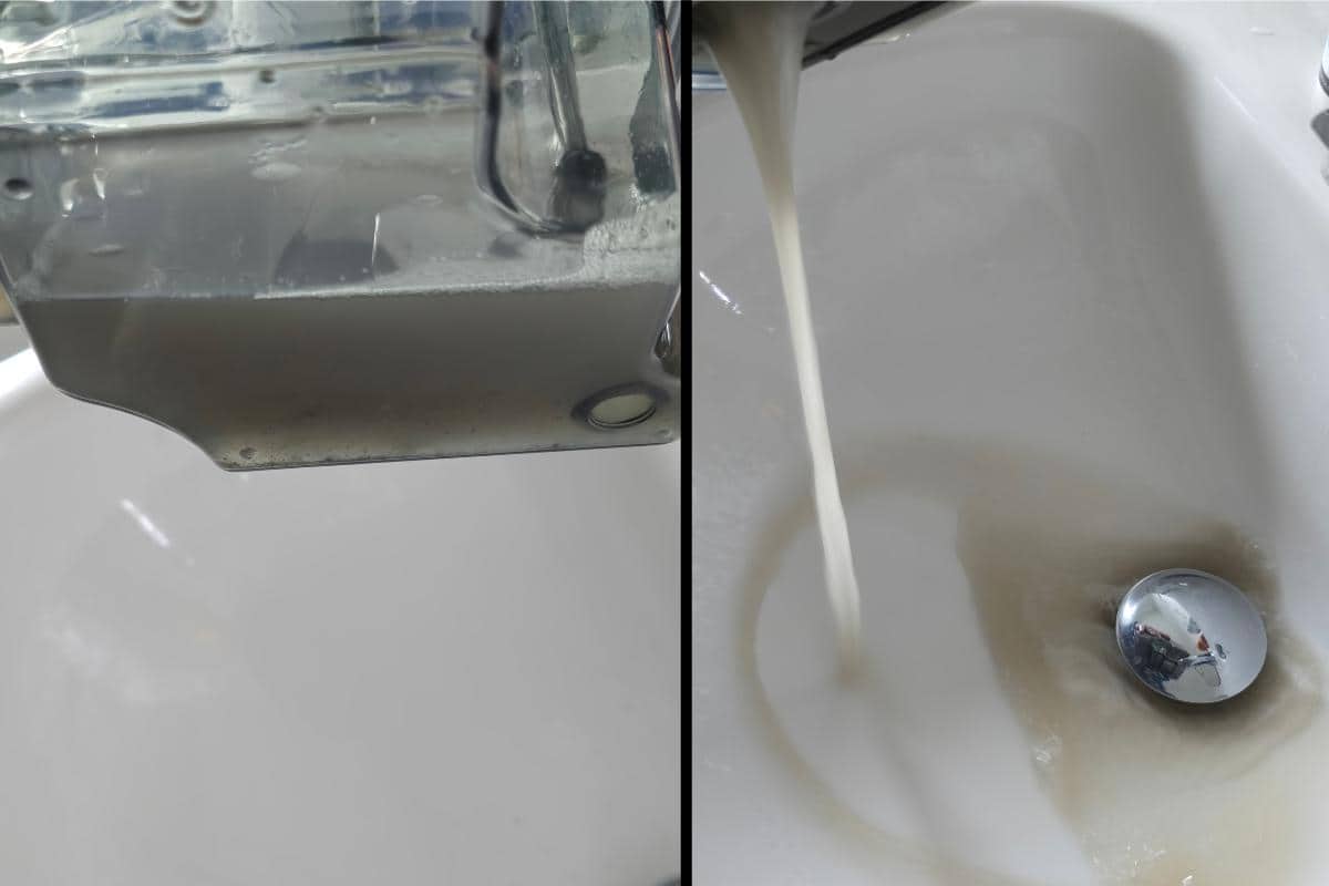 The TCW5 AquaJetPlus is like watching a blender container with residue pour out murky liquid into a sink—only, it's your carpet being refreshed.